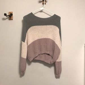 cropped sweater
